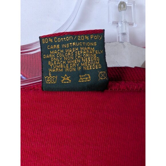 Vintage Cross Creek Made In USA Red Golf Club Crewneck Sweatshirt Mens X-Large - Picture 10 of 11